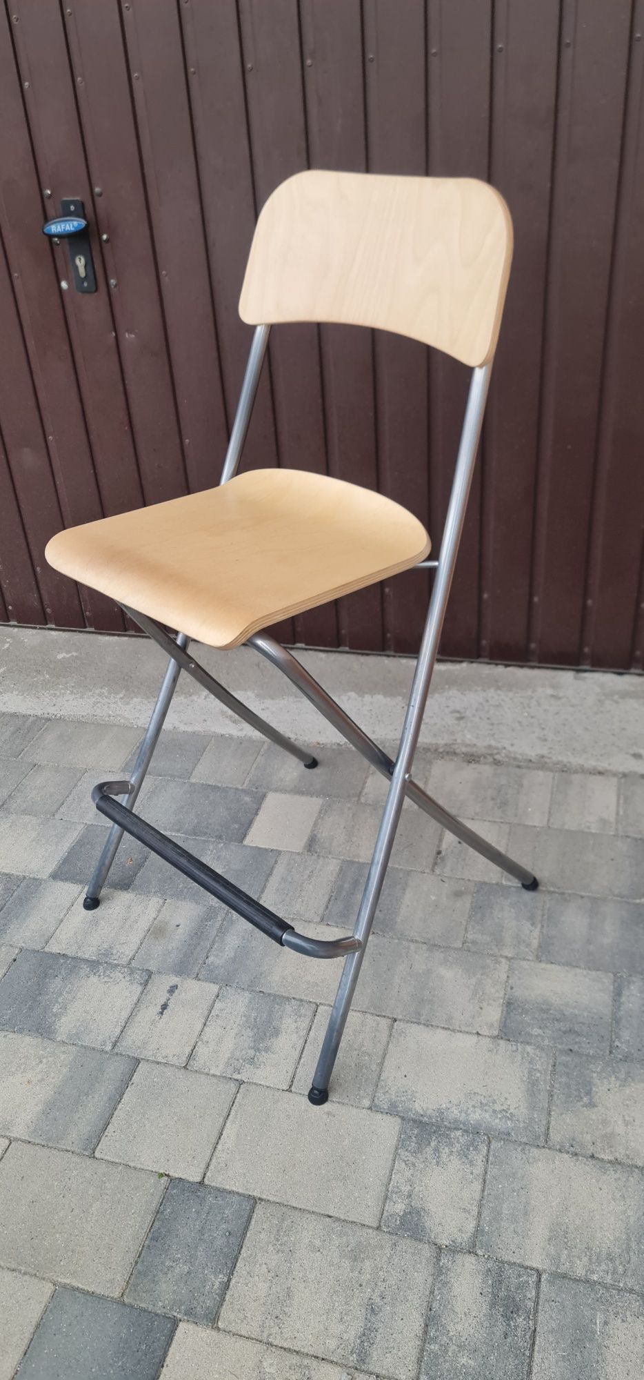 Taboret skladany Ikea 
Taboret składany z oparciem
Taboret składany z