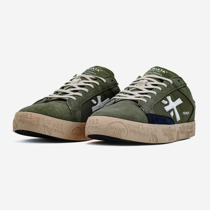 Кросівки  Premiata Steven Olive premium