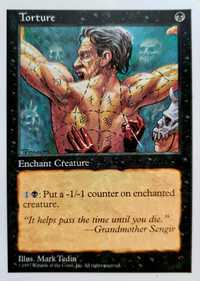 Magic the Gathering  - Torture  - 5th Edition