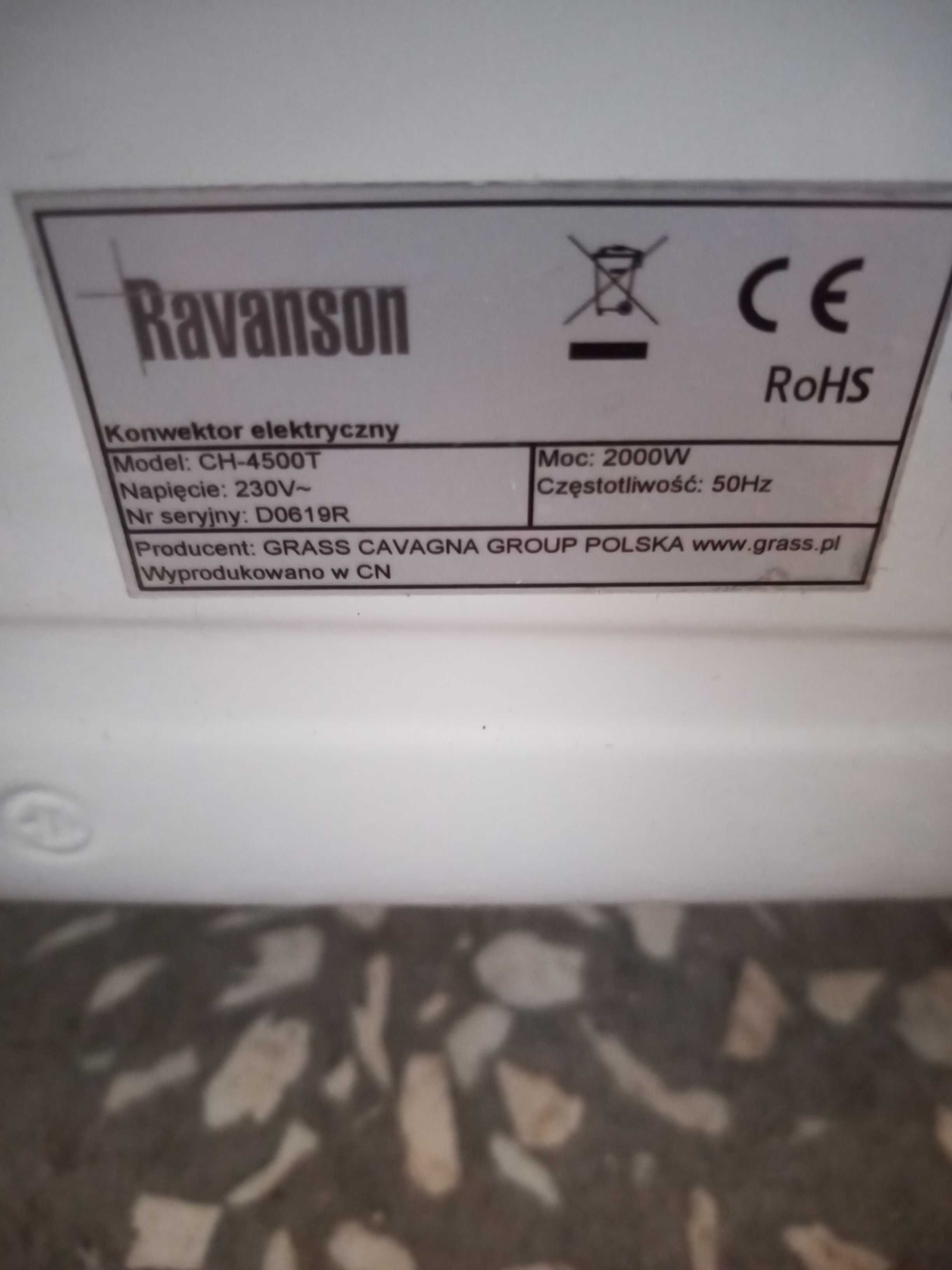 Grzejnik konwektorowy Ravanson