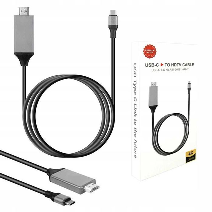 Kabel adapter HDMI USB-C 3.1 4K Xiaomi Mi 9 SE