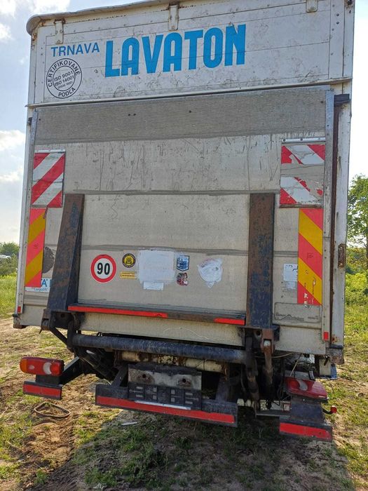 Kontener aluminiowy renault mascott iveco daily 6.2x2.4x2.3 winda 1t