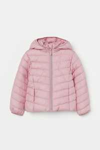 H&M_NOWA Lekka kurtka puffer_EUR 140 cm_Jasnoróżowy