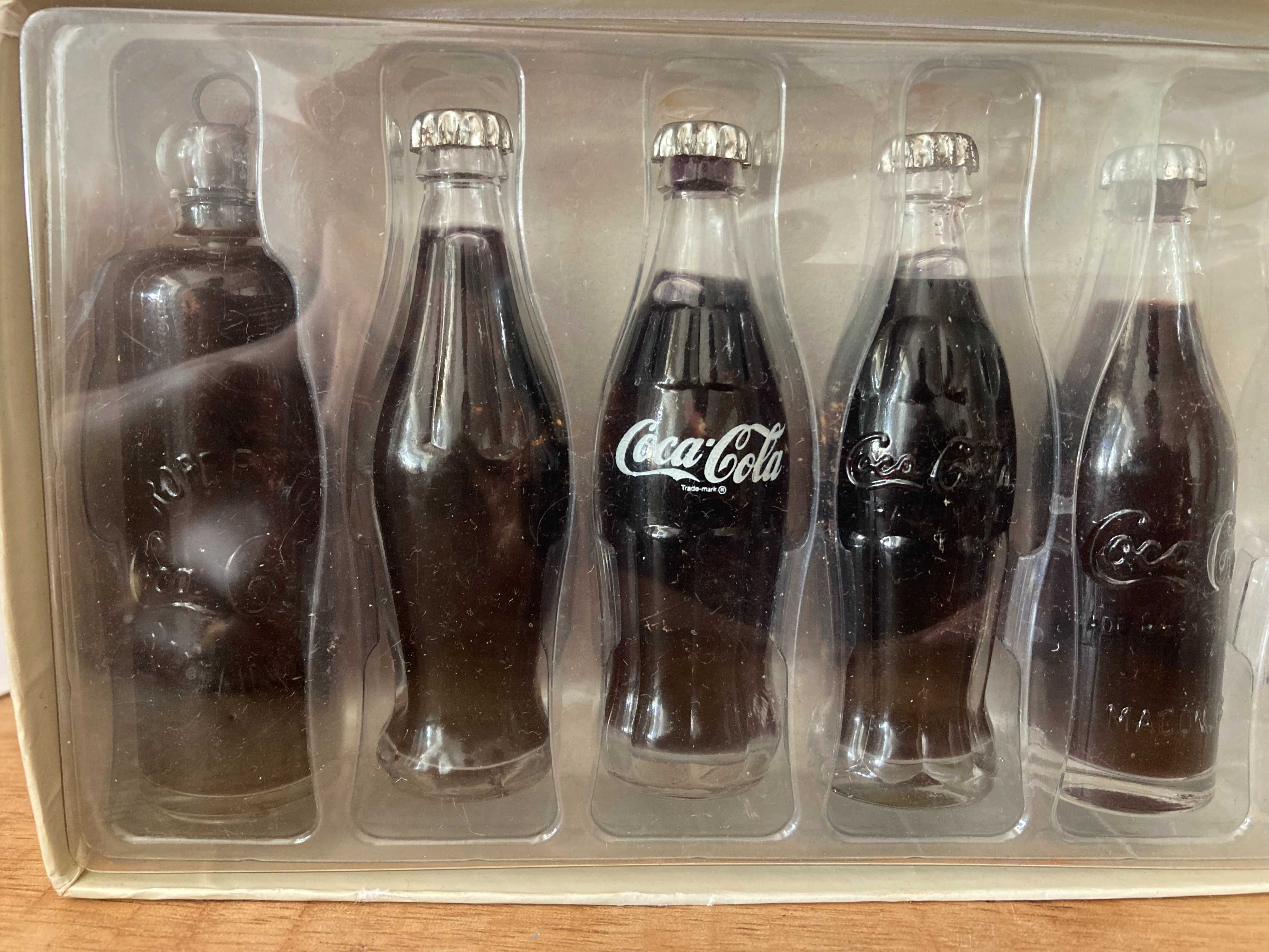 Набор 5 мини бутылочек 10мл Кока Колы Стекло Coca Cola Миниатюра Днепр