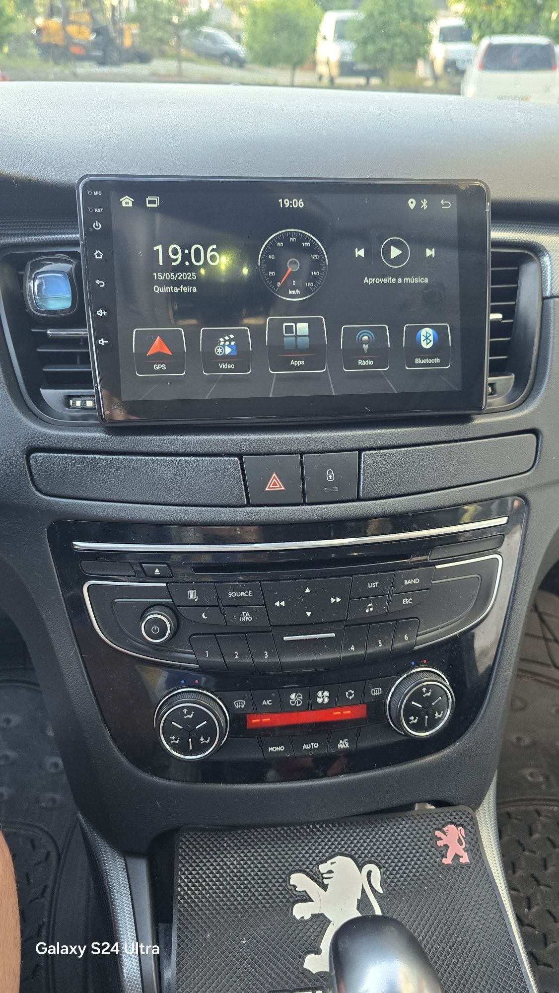 Rádio Android 13 com GPS Peugeot 508 (Artigo Novo)