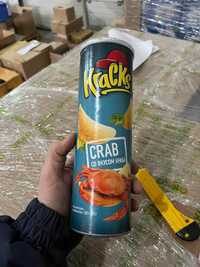 Розпродаж Чіпсі Kracks, карт з оріг, краб 160г чіпси 50грн