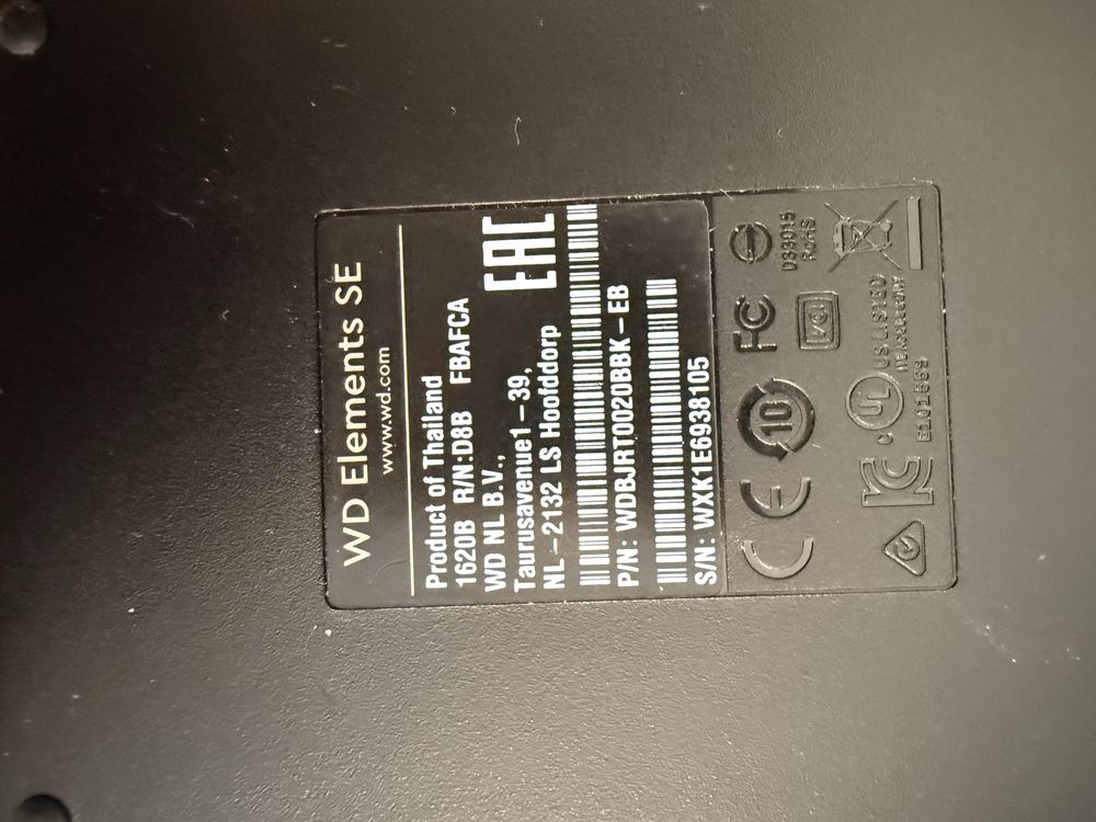 Disco Externo WD Elements SE 2TB