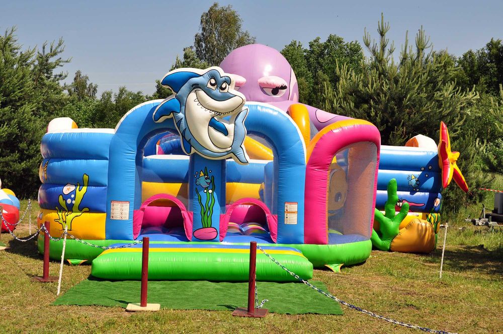 Dmuchaniec duży plac zabaw 10m x 8m VIV