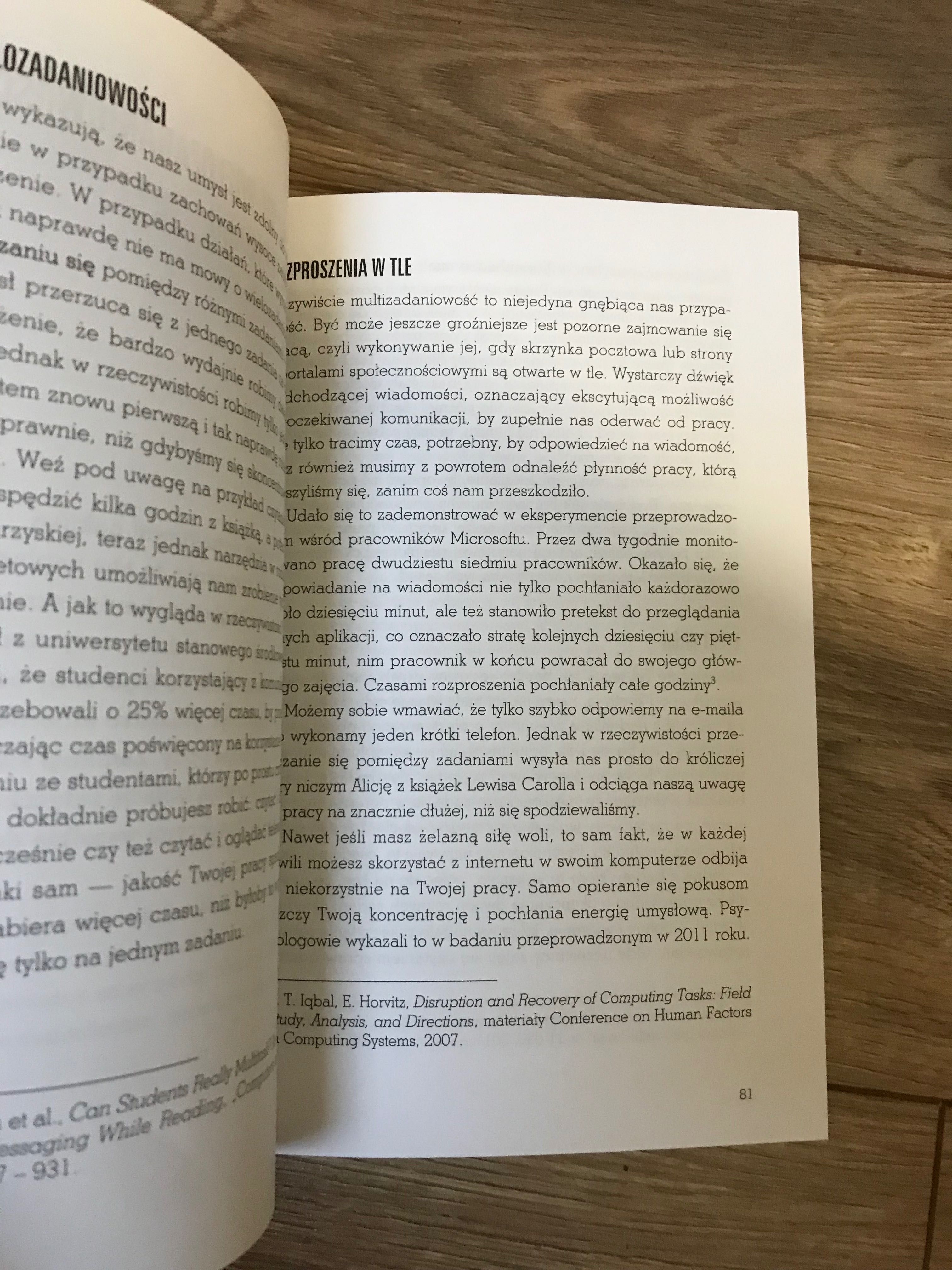 "Zarządzanie codziennością. Zaplanuj dzień, skoncentruj..." J. Glei