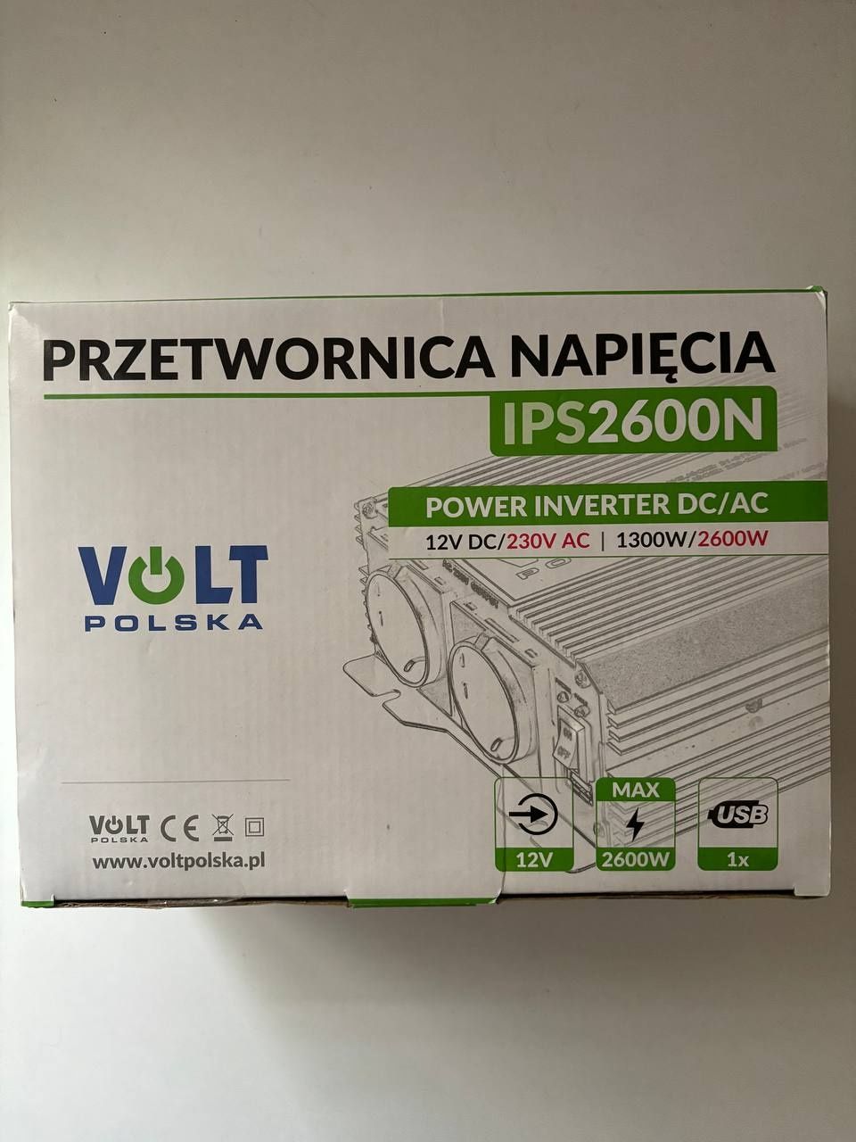 Інвертор Volt Polska 2600w перетворювач напруги