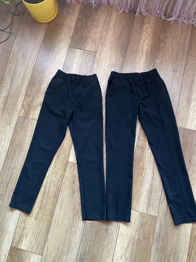 Черные брюки для мальчика 11-12-13лет/ штаны в школу/школьные брюки