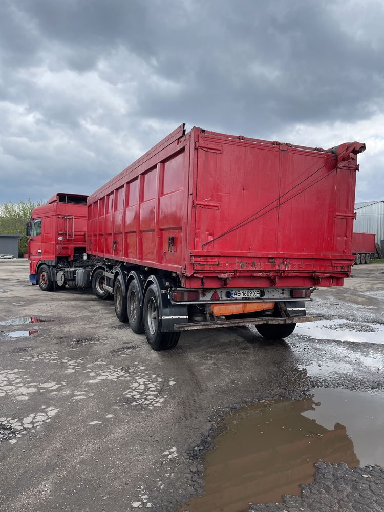 Daf xf95+ напівпричіп самоскид