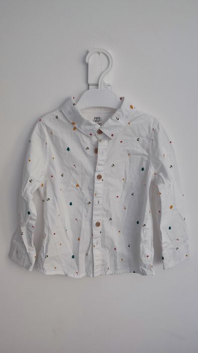 Bawełniana elegancka koszula świąteczna 100% bawełna 92 Święta Wigilia