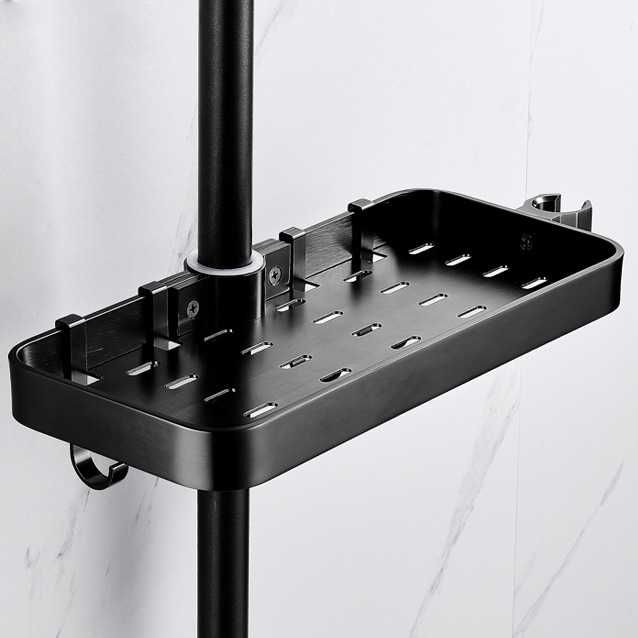 Półka prysznicowa na drążek bez wiercenia