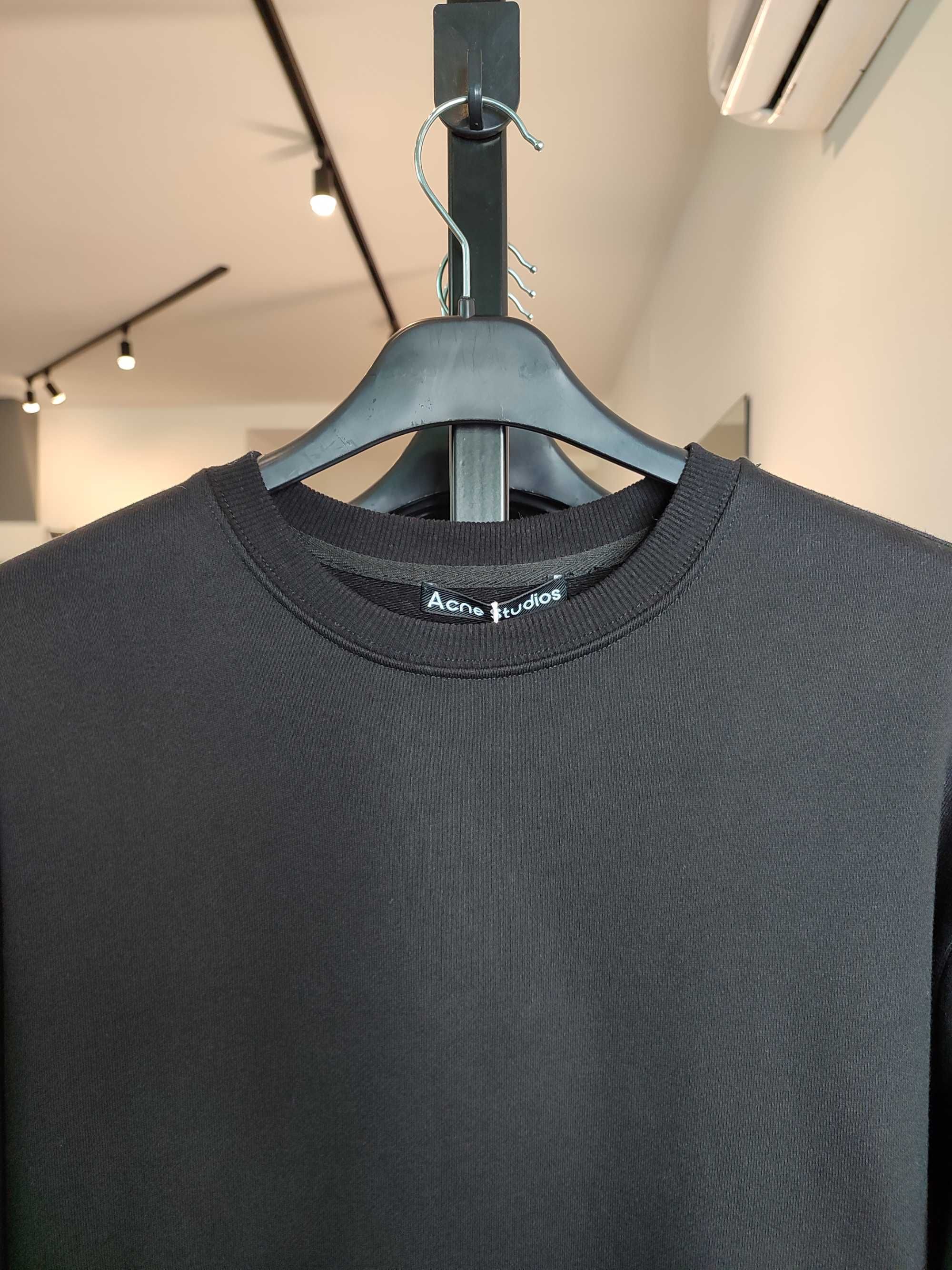 Світшот Acne Studios Logo Print Sweatshirt Black