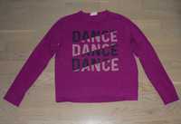 Fioletowa bluzka bluza Dance 12-13 lat Coccodrillo