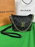 Torba Louis Vuitton ciemno brazowa monogram worek kuferek Premium