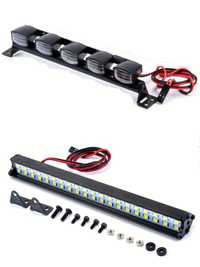 Faróis Luzes tejadilho barra de LED's 6V para RC Crawlers e Jipes