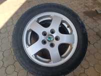 Литі диски з гумою оригінал r14 5/100 6j et43 Skoda fabia vw polo