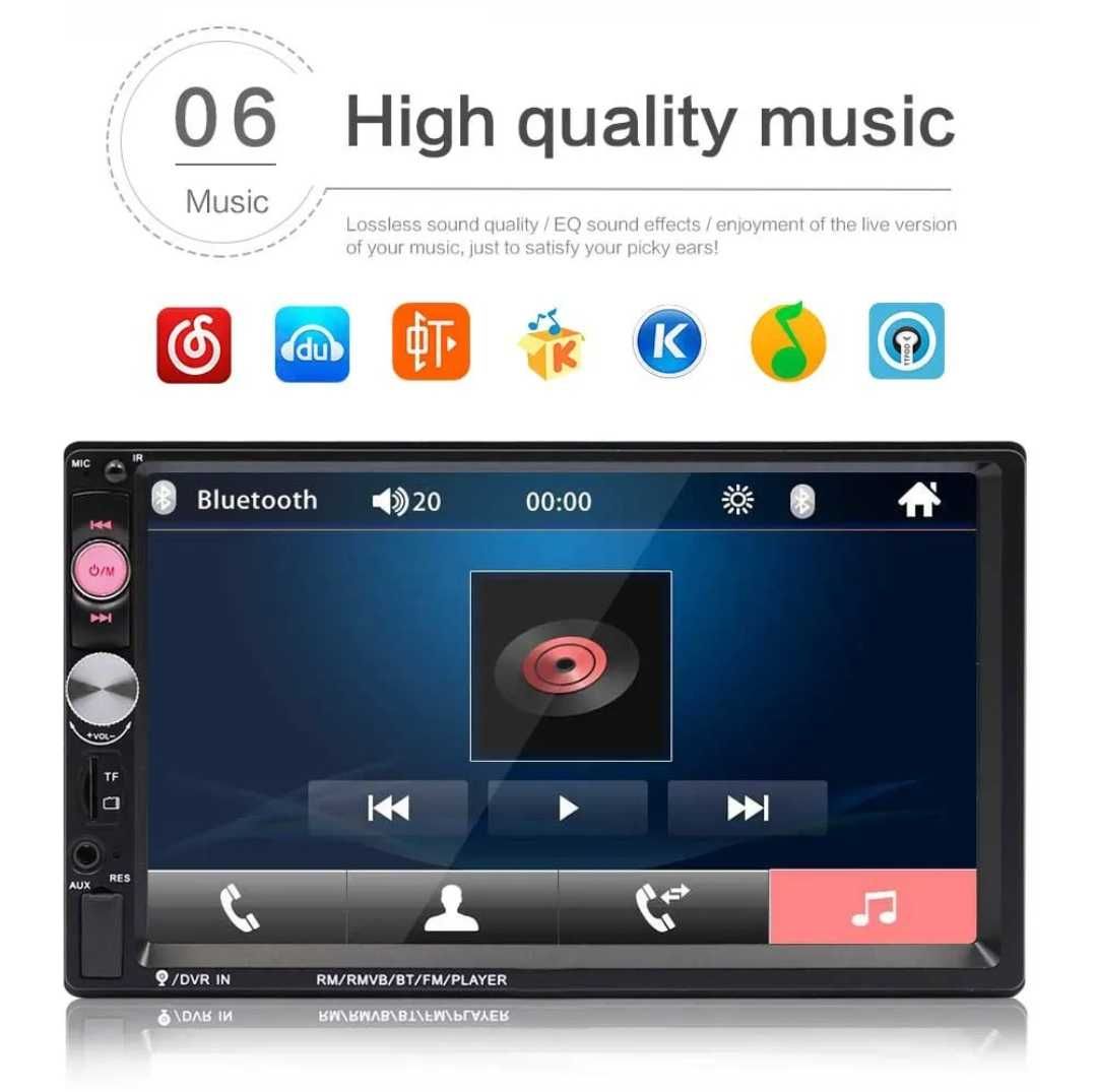 Auto Radio 7' 2 Din Digital MP5 Média Player FM USB Bluetooth Novo