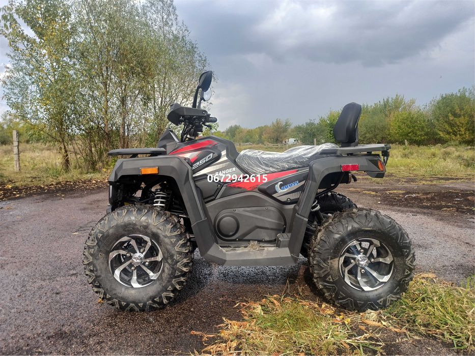 Квадроцикл Comman Ranger 250 cc (чорний) Коман Рейнджер доставка