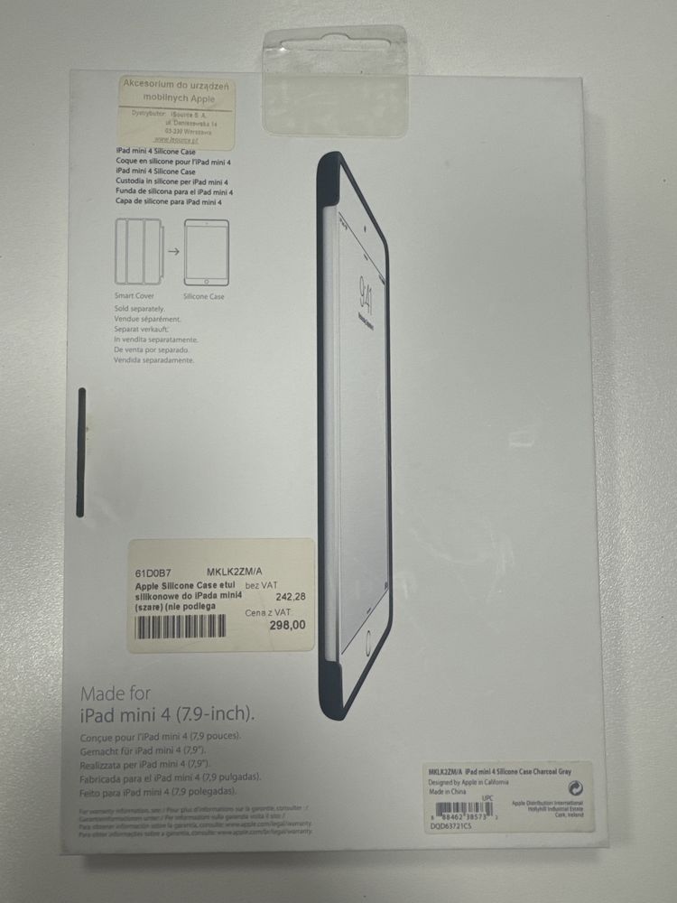 Apple Sillicone Case etui do Ipada mini 4 (oryginalne Apple)