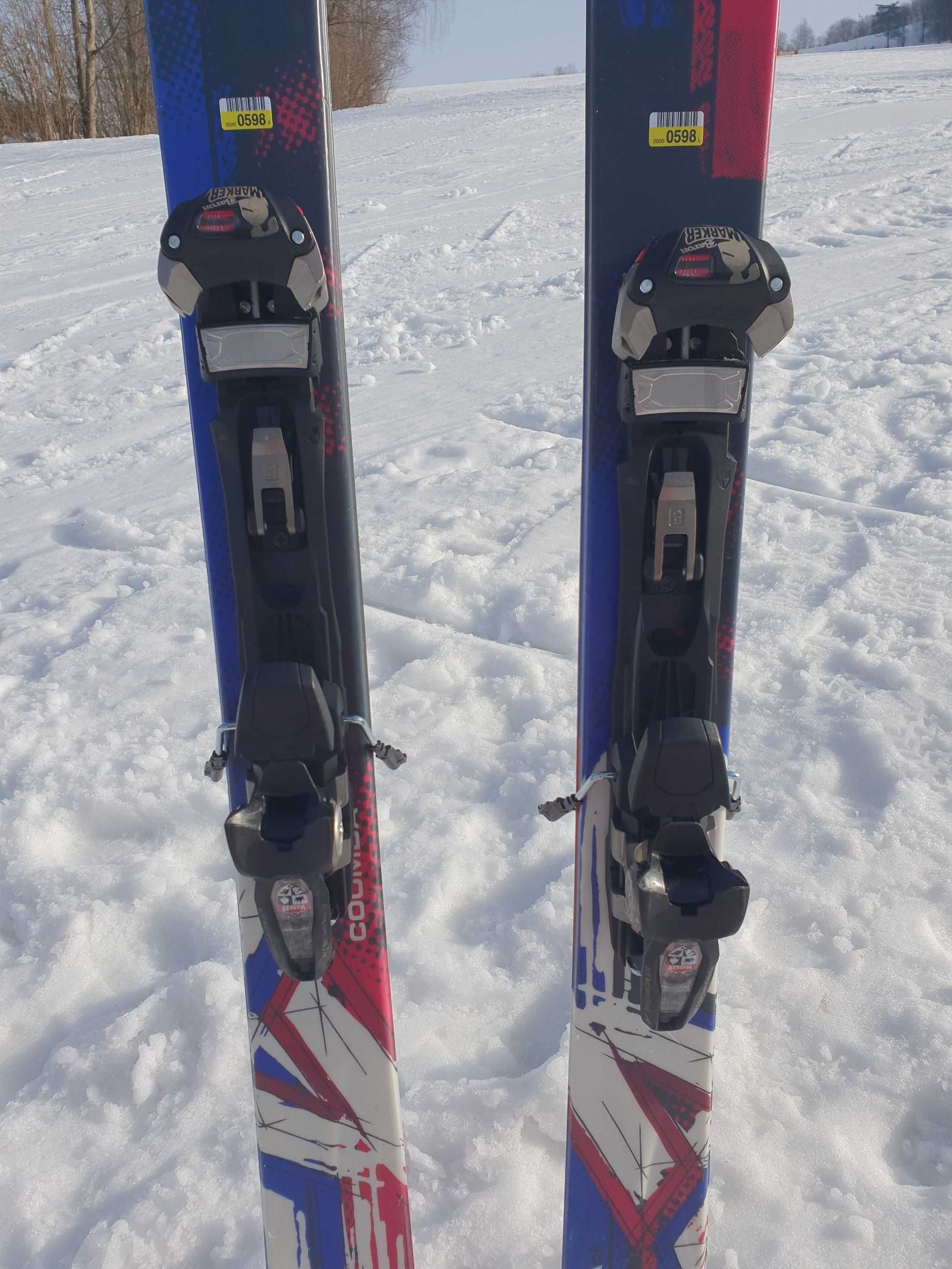 Narty K2 Coomback 176 cm + Wiązania Marker Baron + foki Geco
