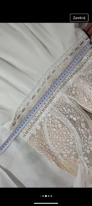 Suknia ślubna z odpinanymi rękawami
