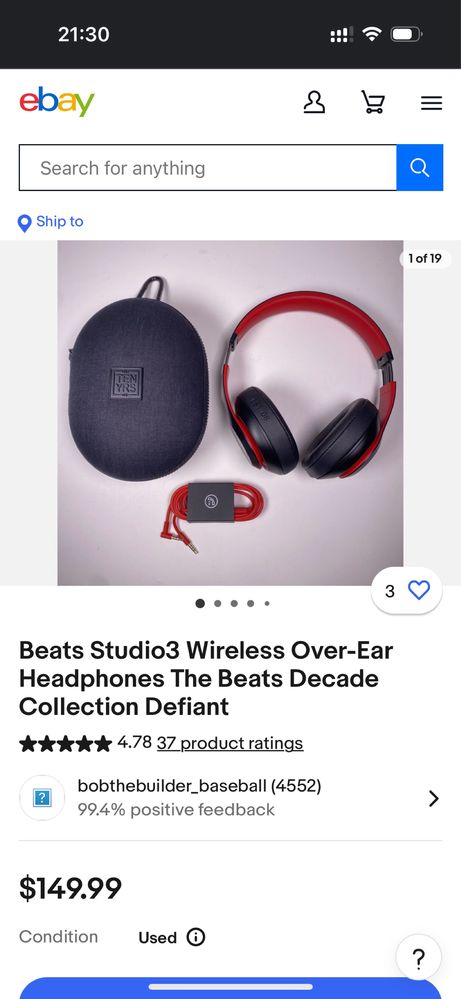 Beats Studio 3 | 10 years edition | Exclusive/Эксклюзив