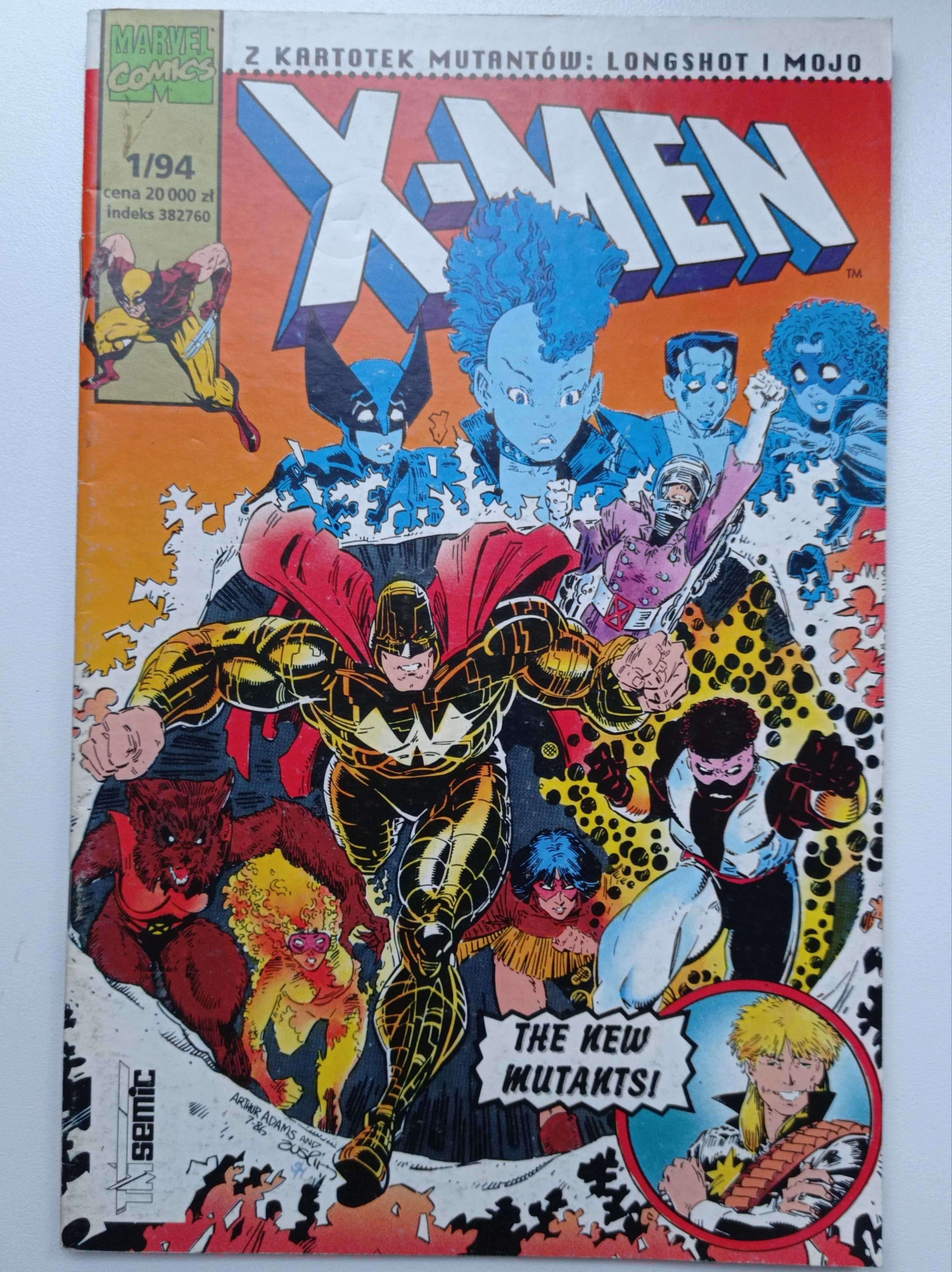 X-Men TM-SEMIC zeszyty z lat 1993/94 Wolverine X-Factor Inhumans