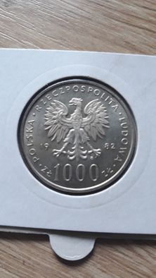1000 zł Papież Jan Paweł II-1982 r.-Mennicza-#5