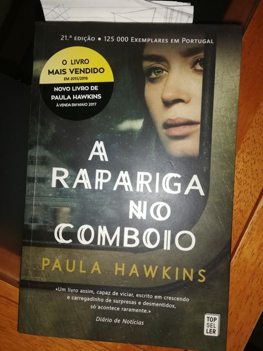 Livro " A rapariga do comboio"