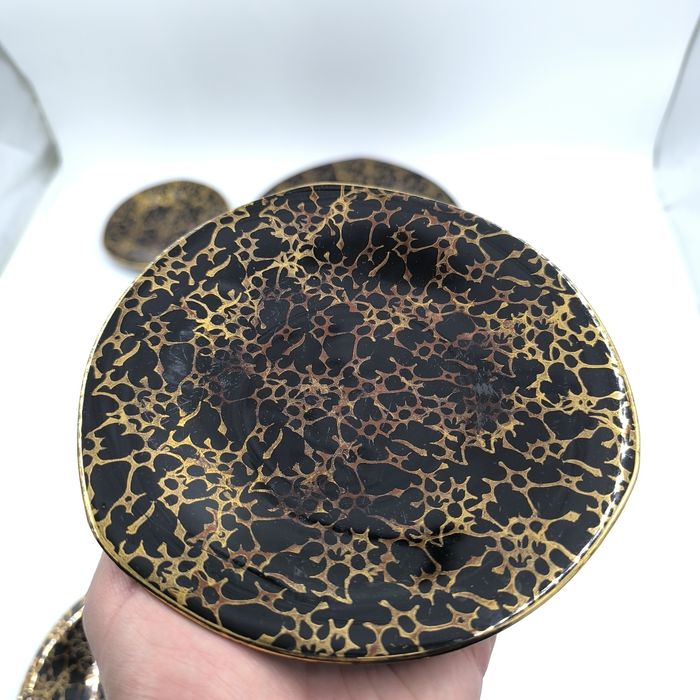 Chodzież Iza Patera Talerzyki Garnitur Do Ciasta Vintage Retro