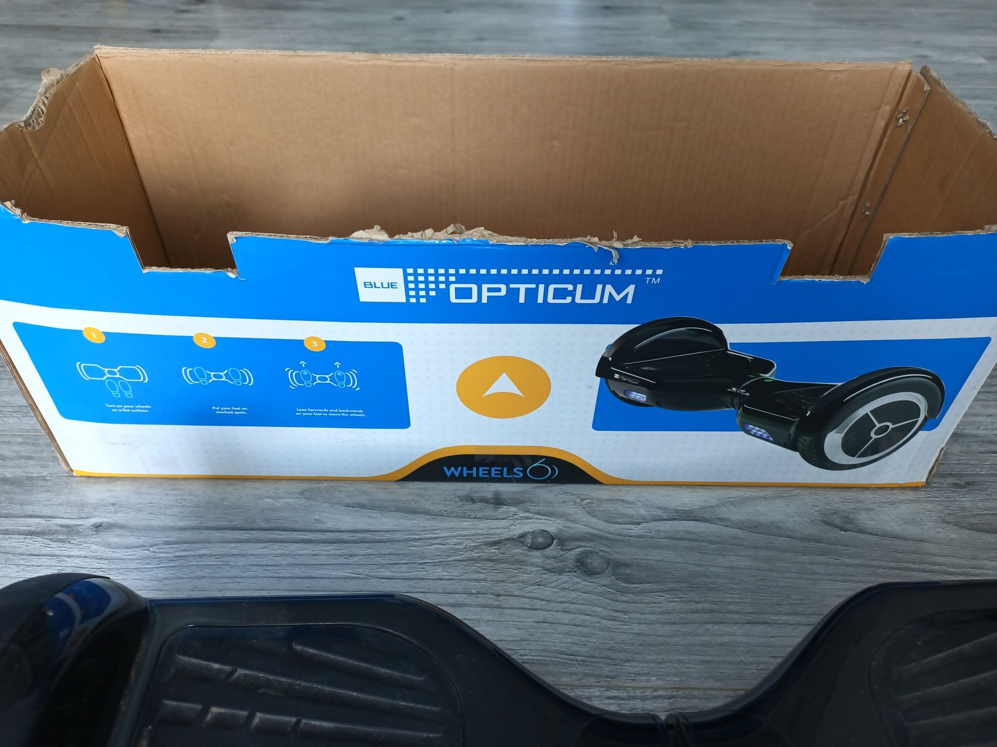 Deskorolka elektryczna hoverboard Blue opticum 2 wheels 6