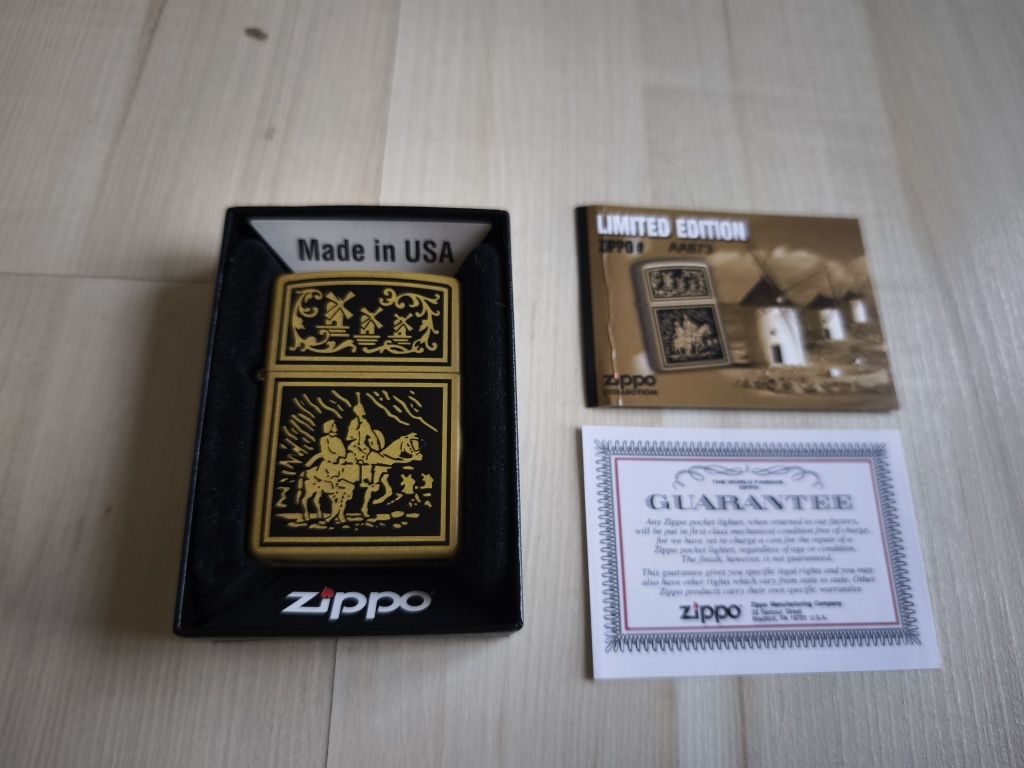 Zippo de coleção  dom Quixote