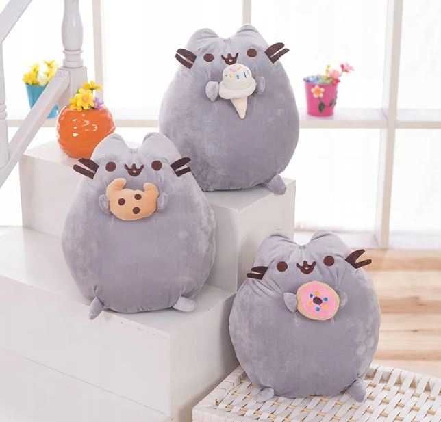 Maskotka Pluszowa Pluszak Kotek Kot Pusheen Donut Pączek 15 cm