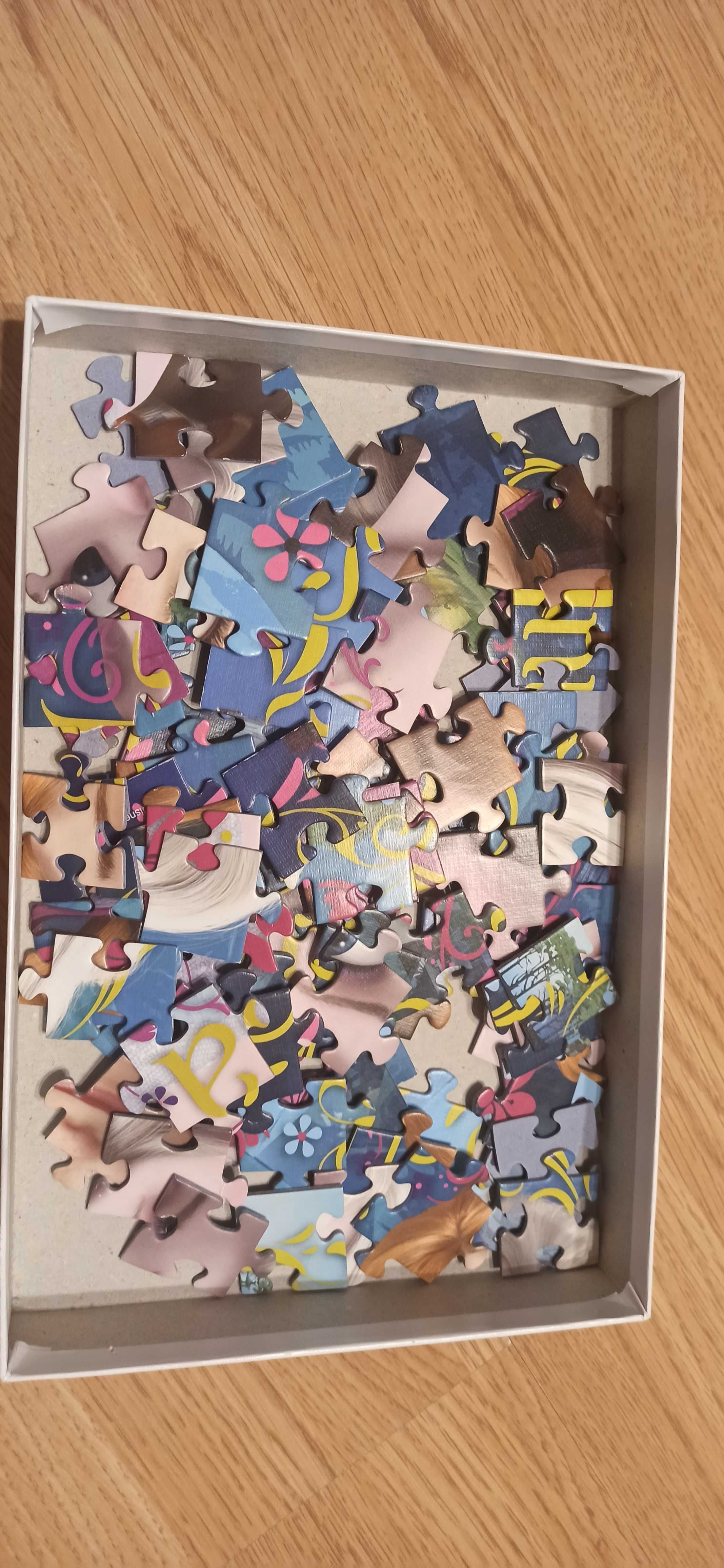 Puzzle, dwie sztuki, 100 i 160 części