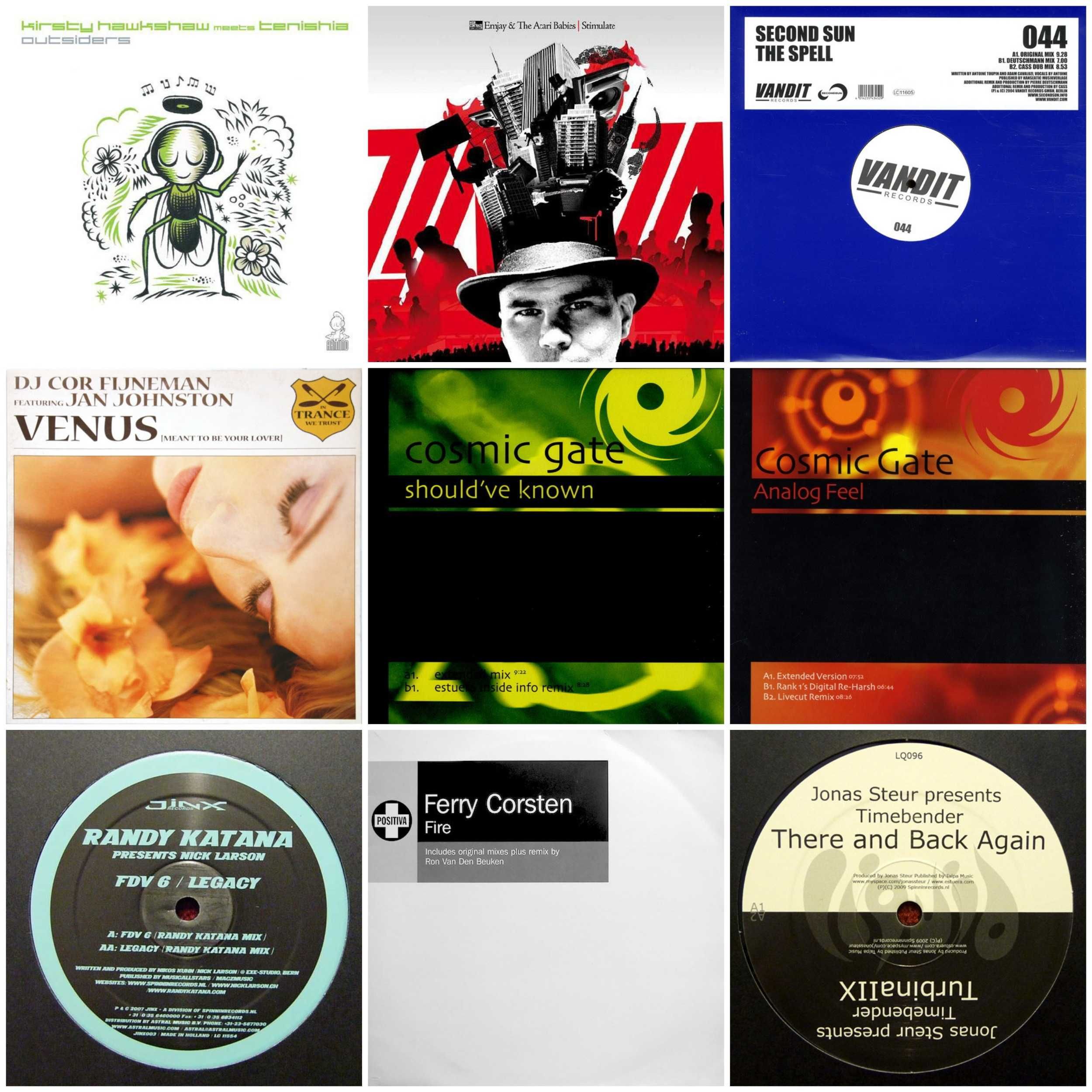 Cosmic Gate/KyauVs.Albert/Ronski Speed/Ferry Corsten/Solarstone/Jes/LP