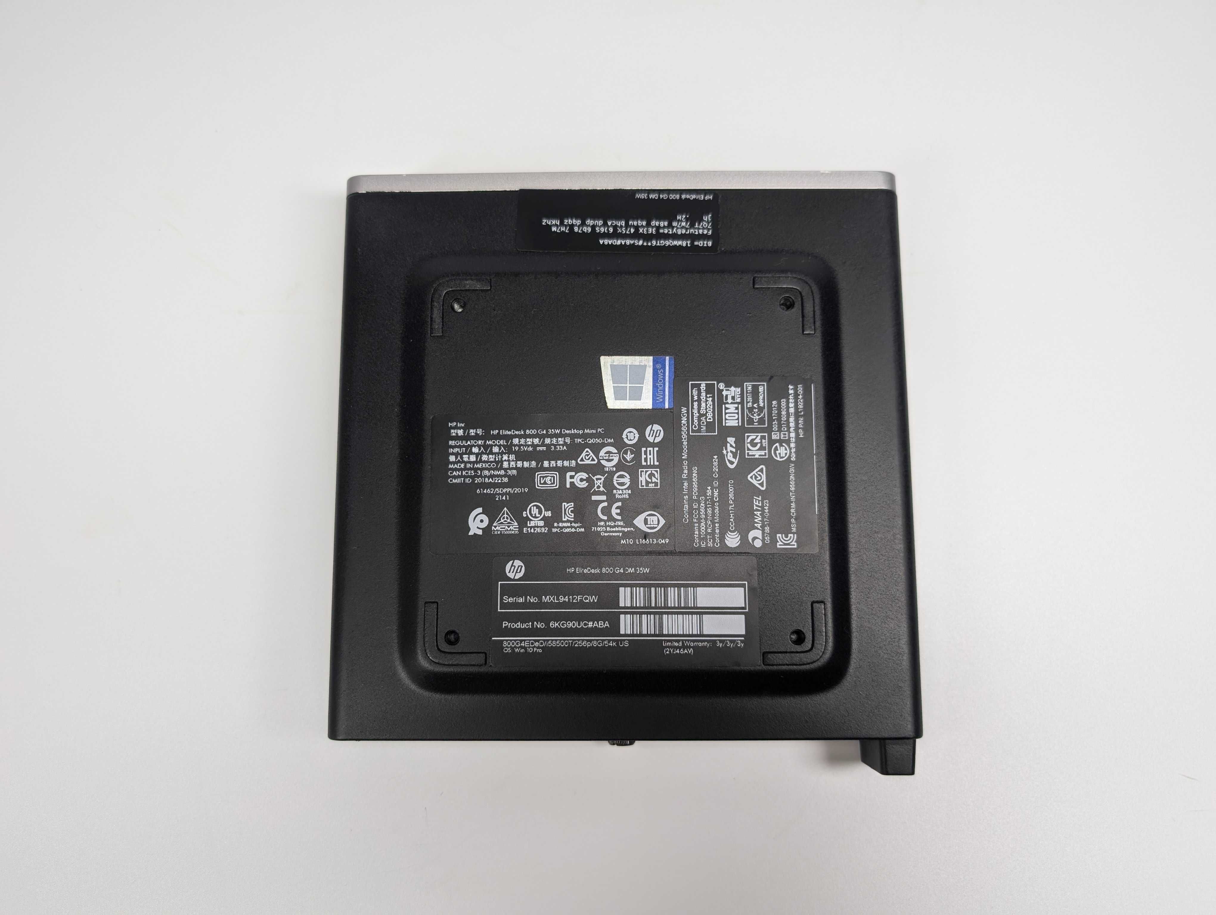 Системний блок/Міні ПК HP EliteDesk 800 G4, i5-8400T/16 GB/256 GB