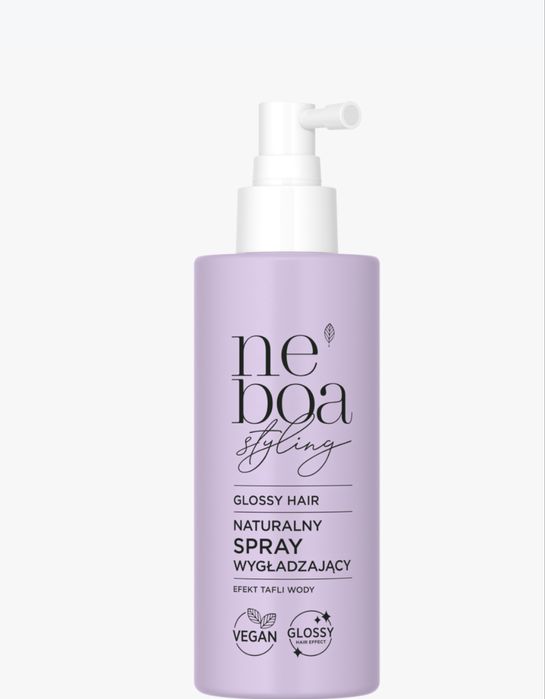 Neboa glossy hair spray wygładzający nowy