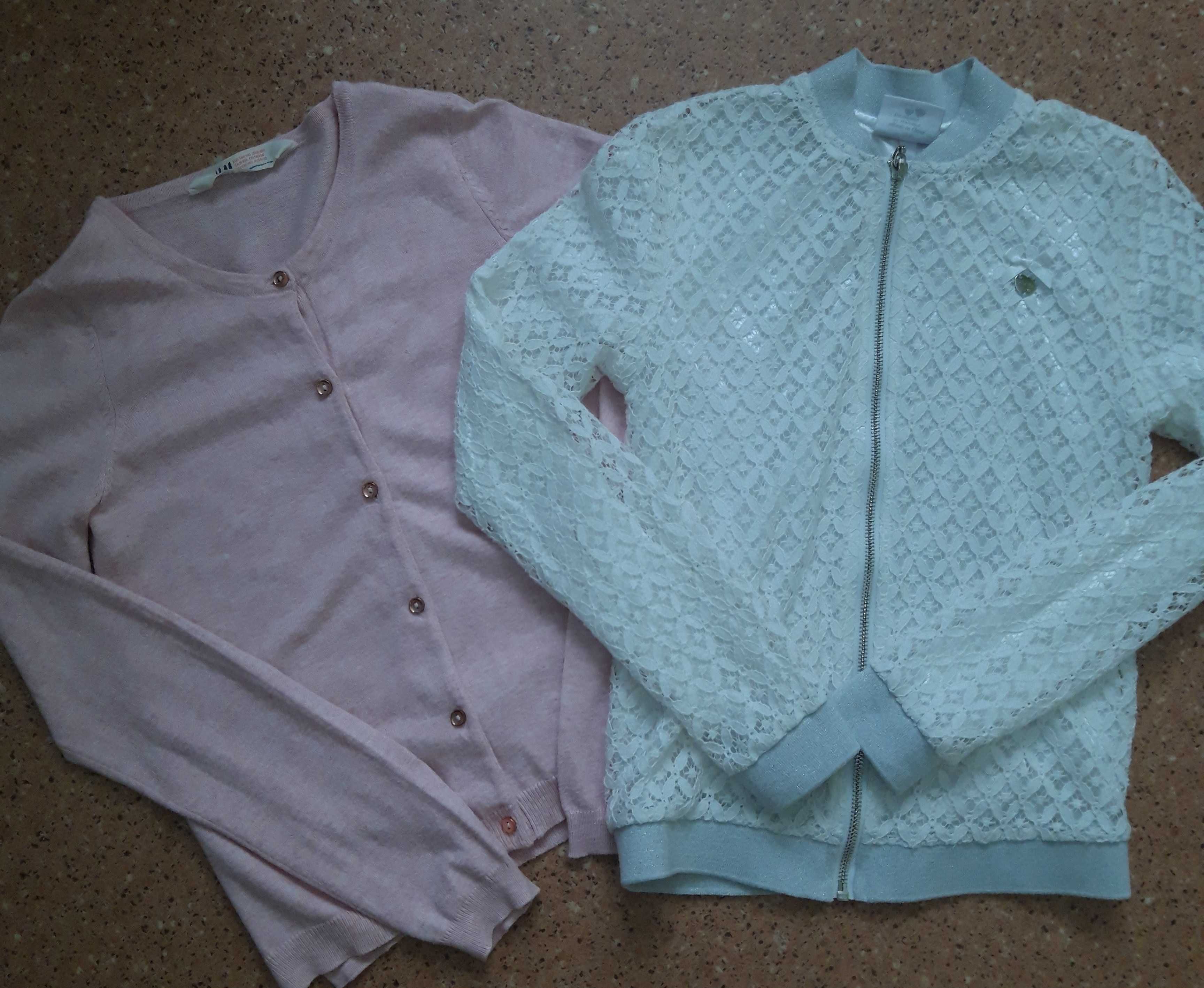 школьные вещи (кардиган, свитерок блузки) для девочки р.146-152