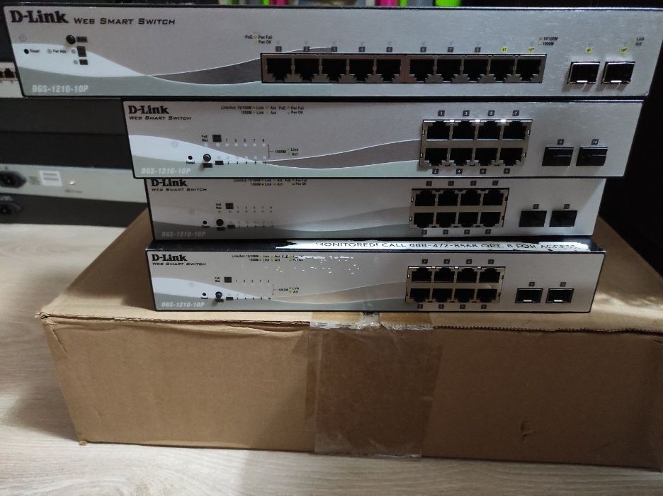 Комутатори D-link DGS-1210-10P POE