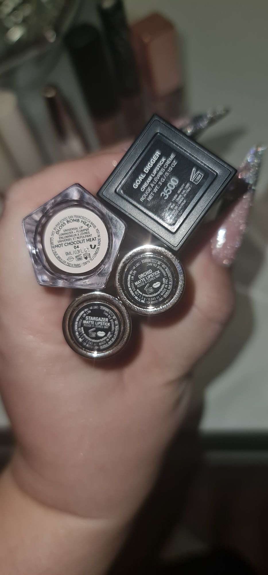 Pomadki Sephora Abh, Huda, Fenty...