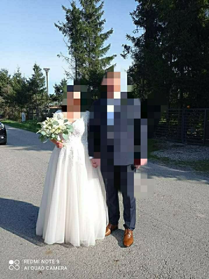 Suknia ślubna, większy rozmiar