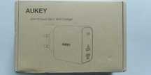 Zasilacz sieciowy Aukey 2xUSB-C PD QC3 65W