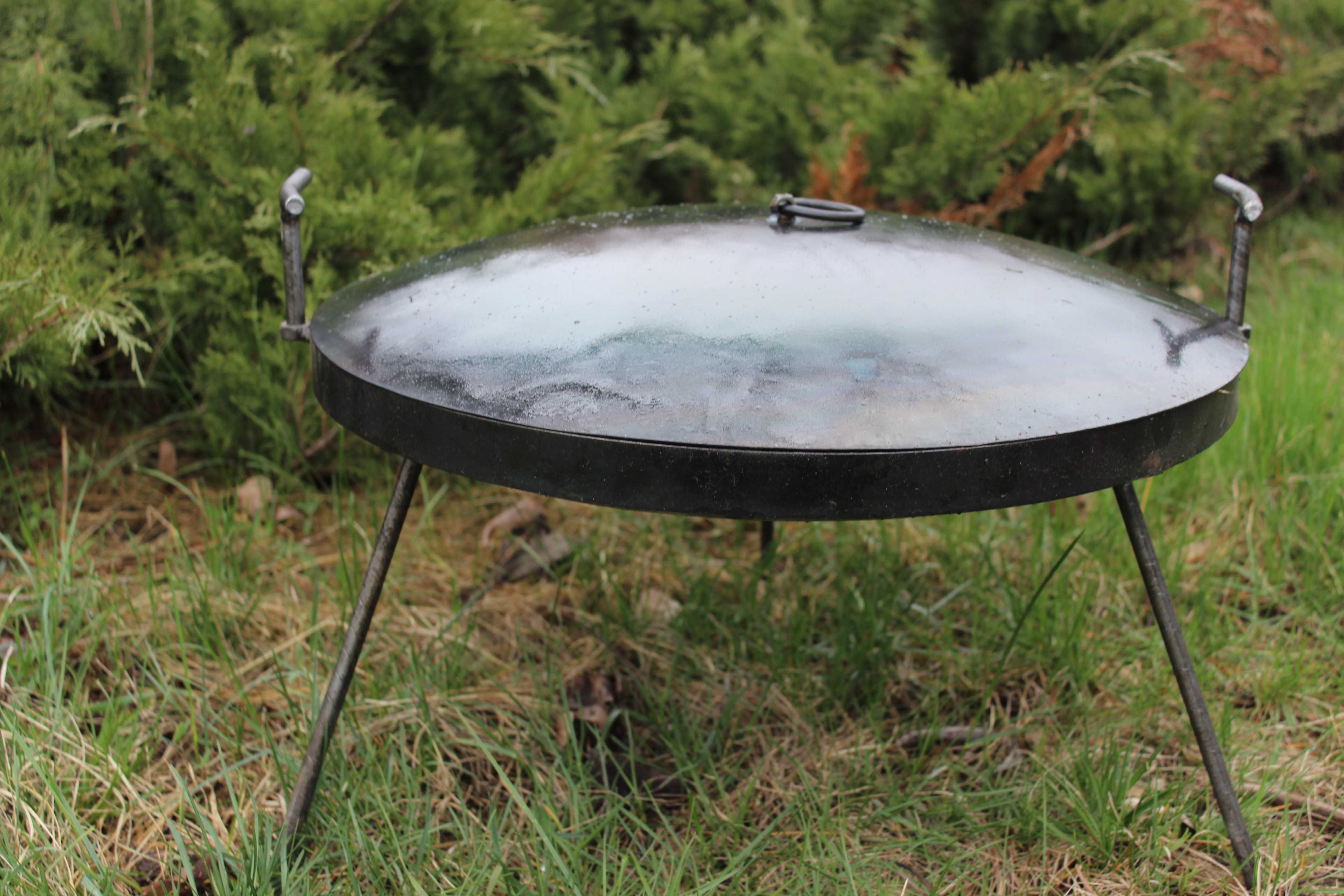 Пательня із диска сковорода на природу BBQ гриль жаровня садж