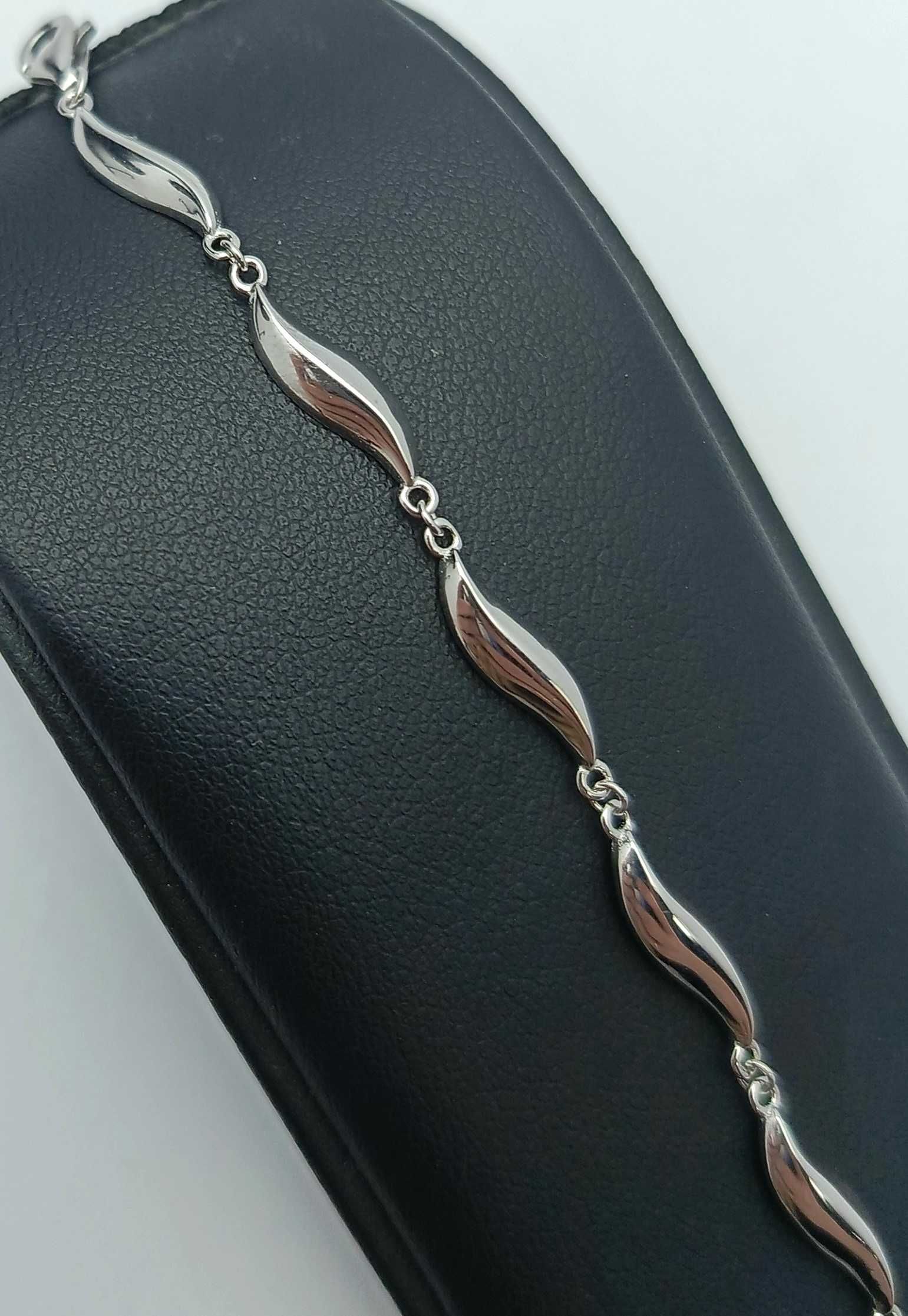 Klasyczna Srebrna Bransoletka 4,06g p925 21cm