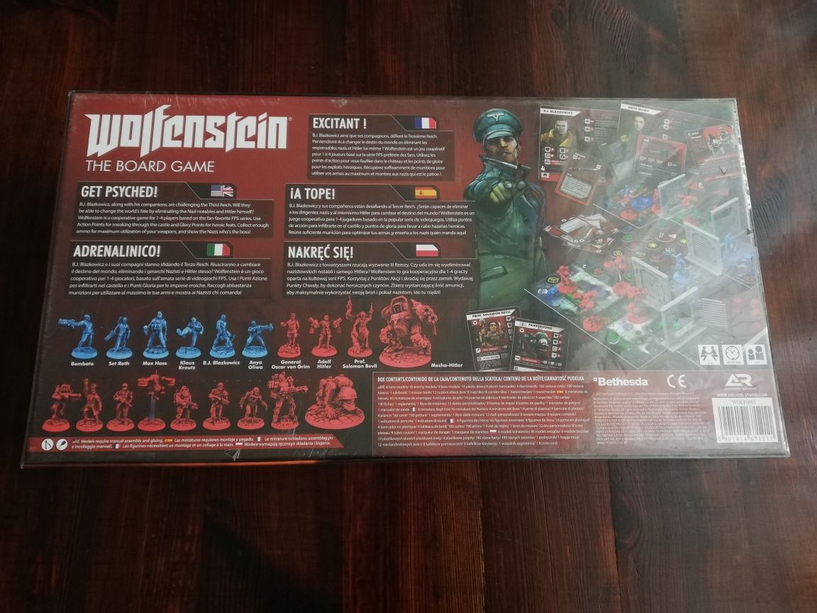 Wolfenstein The Board Game, gra planszowa