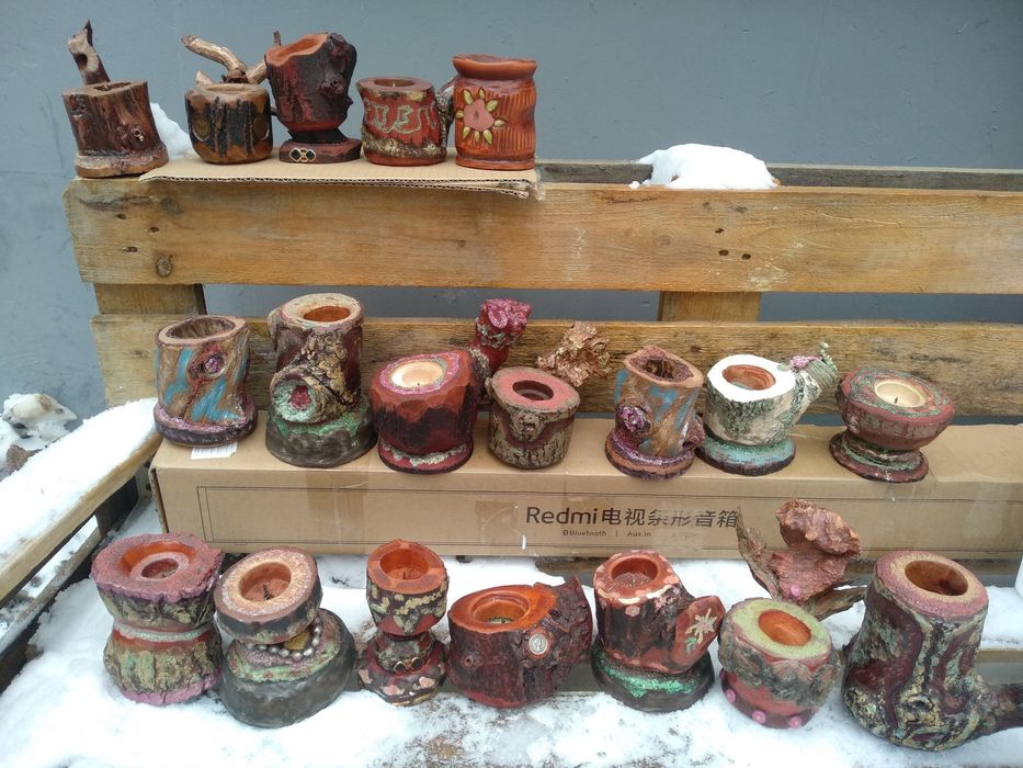 Підсвічники ручної роботи на подарунок