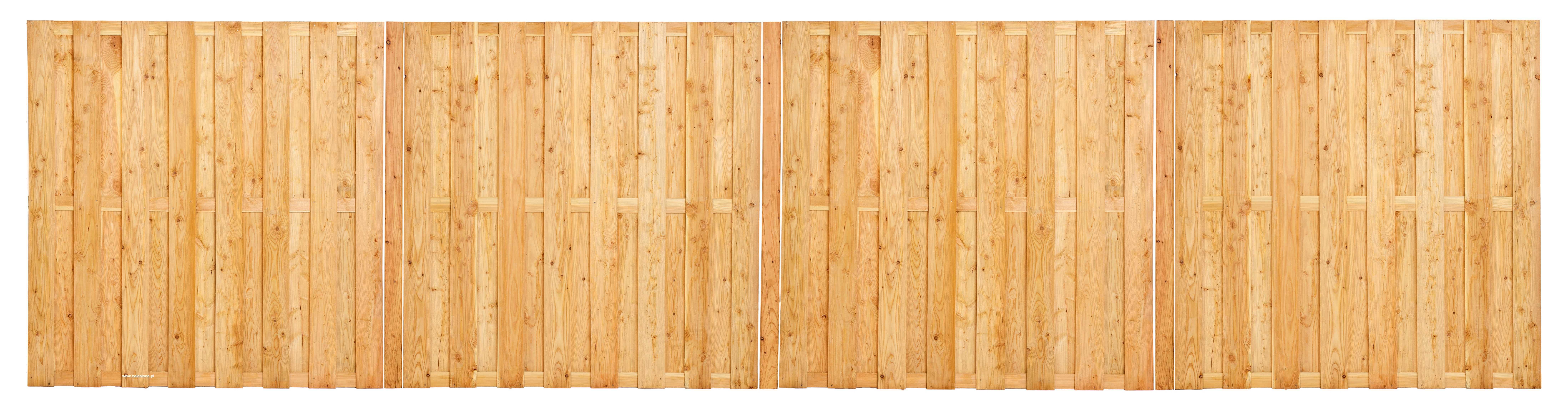 płot drewniany, panel ogrodzeniowy z drewna modrzewia 1,8x1,8m płot,